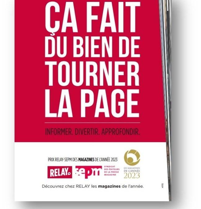 PALMARES DU PRIX RELAY & SEPM DES MAGAZINES DE L’ANNÉE 2023