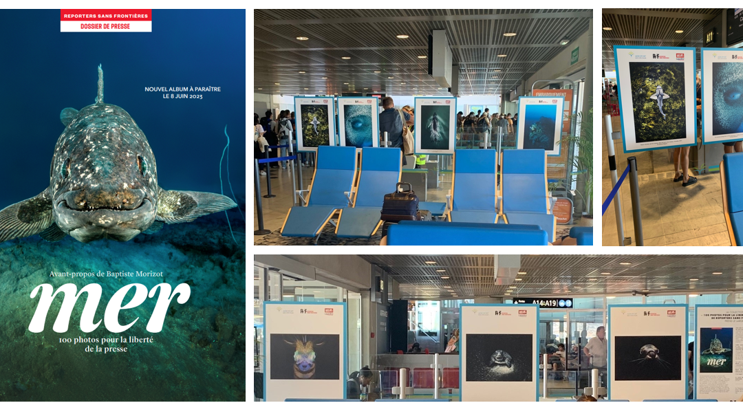 RELAY prend le large pour la liberté de la Presse ! Exposition photos à l’aéroport de Nice, embarquement immédiat avec Reporters Sans Frontières.