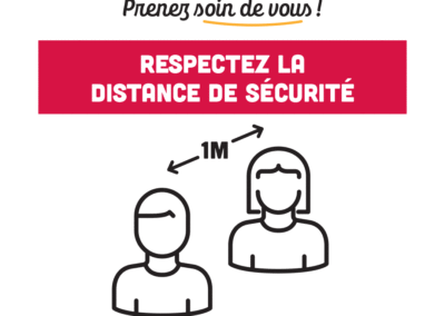 Respectez la distance de sécurité