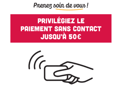 Privilégiez le paiement sans contact
