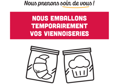 Nous emballons les viennoiseries