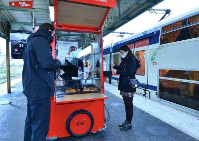 Triporteur Relay gare de Gagny